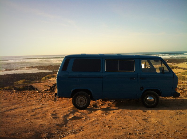 hippiebus surfstrand
