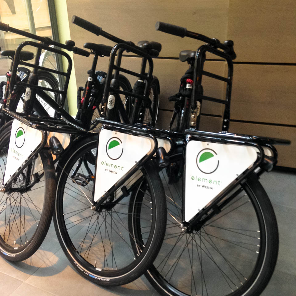 elements hotel gratis fiets